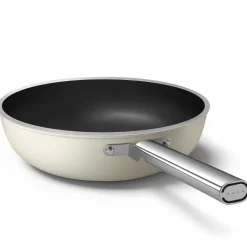 30 cm - Smeg Cookware Wok Antiaderente Ceramico In Alluminio