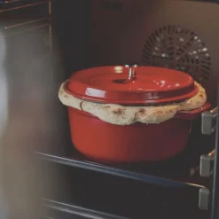 28 cm - Staub Cocotte Casseruola Rotonda In Ghisa Smaltata