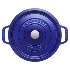28 cm - Staub Cocotte Casseruola Rotonda In Ghisa Smaltata