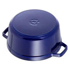 28 cm - Staub Cocotte Casseruola Rotonda In Ghisa Smaltata