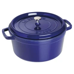28 cm - Staub Cocotte Casseruola Rotonda In Ghisa Smaltata