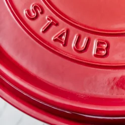 28 cm - Staub Cocotte Casseruola Rotonda In Ghisa Smaltata
