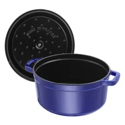 28 cm - Staub Cocotte Casseruola Rotonda In Ghisa Smaltata
