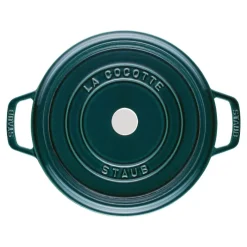28 cm - Staub Cocotte Casseruola Rotonda In Ghisa Smaltata