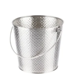 21 cm - Tablecraft Cestello Porta Bottiglie In Acciaio Inox