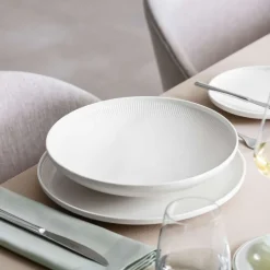 25 cm - Villeroy & Boch Afina Piatto Fondo Senza Falda In Porcellana - Set 6 Pz