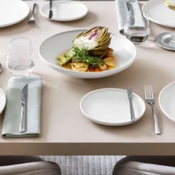 29.1 cm - Villeroy & Boch Afina Piatto Fondo Senza Falda In Porcellana - Set 4 Pz