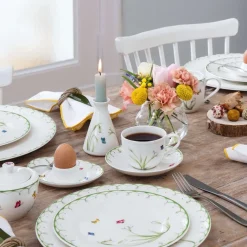 14.8 cm - Villeroy & Boch Colorful Spring Piattino Tazzina Tè In Porcellana Premium - Set 6 Pz