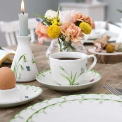 14.8 cm - Villeroy & Boch Colorful Spring Piattino Tazzina Tè In Porcellana Premium - Set 6 Pz