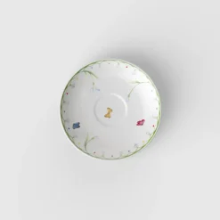 11.7 cm - Villeroy & Boch Colorful Spring Piattino Tazzina Caffè In Porcellana Premium - Set 6 Pz