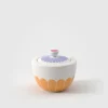 9.9 cm - Villeroy & Boch Fleur Zuccheriera Barattolo Marmelate In Porcellana Premium