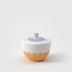 9.9 cm - Villeroy & Boch Fleur Zuccheriera Barattolo Marmelate In Porcellana Premium