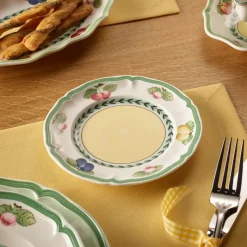17.4 cm - Villeroy & Boch French Garden Fleurence Piatto Pane In Porcellana Premium - Set 6 Pz