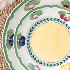 20.7 cm - Villeroy & Boch French Garden Fleurence Piatto Dessert In Porcellana Premium - Set 6 Pz