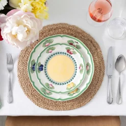 20.7 cm - Villeroy & Boch French Garden Fleurence Piatto Dessert In Porcellana Premium - Set 6 Pz