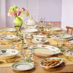 17.4 cm - Villeroy & Boch French Garden Orange Piatto Pane In Porcellana Premium - Set 6 Pz