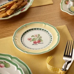 17.4 cm - Villeroy & Boch French Garden Valence Piatto Pane In Porcellana Premium - Set 6 Pz