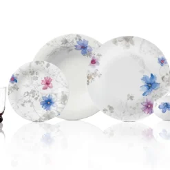 21.5 cm - Villeroy & Boch Mariefleur Gris Basic Piatto Dessert In Porcellana Premium - Set 6 Pz