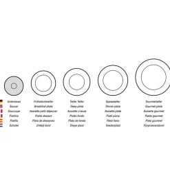 16.7 cm - Villeroy & Boch Mariefleur Tea Piattino Tazza Tè In Porcellana Premium - Set 6 Pz