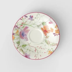16.7 cm - Villeroy & Boch Mariefleur Tea Piattino Tazza Tè In Porcellana Premium - Set 6 Pz