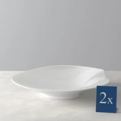 27.2 cm - Villeroy & Boch Pasta Passion Piatto Pasta In Porcellana - Set 2 Pz