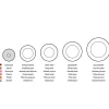14.5 cm - Villeroy & Boch Petite Fleur Piattino Tazza Tè In Porcellana Premium - Set 6 Pz