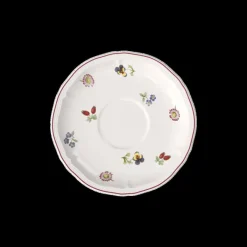 17 cm - Villeroy & Boch Petite Fleur Piattino Tazza Cappuccino In Porcellana Premium - Set 6 Pz