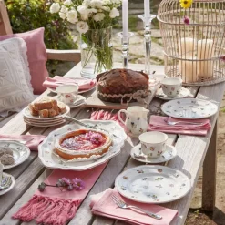 17.4 cm - Villeroy & Boch Petite Fleur Piatto Pane In Porcellana Premium - Set 6 Pz
