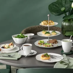 27.2 cm - Villeroy & Boch Pura Alzata Dolci In Porcellana Premium