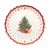 44 cm - Villeroy & Boch Toy's Delight Centrotavola Natalizio In Porcellana Decorata