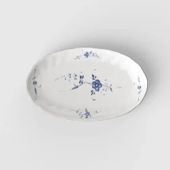 25 cm - Villeroy & Boch Vieux Luxembourg Raviera Piatto Da Portata Ovale In Porcellana Premium