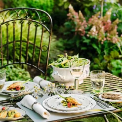 30.7 cm - Villeroy & Boch Vieux Luxembourg Piatto Segnaposto Presentazione In Porcellana Premium - Set 3 Pz