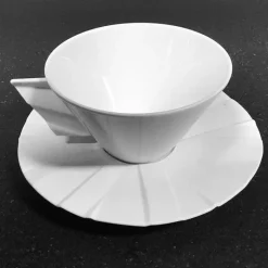 16.4 cm - Vista Alegre Matrix Glaze Piattino Tazza Thé In Porcellana