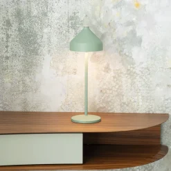 34 cm - Zafferano Amelie Lampada Da Tavolo Dimmerabile