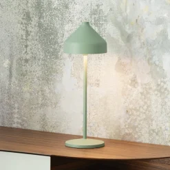34 cm - Zafferano Amelie Lampada Da Tavolo Dimmerabile