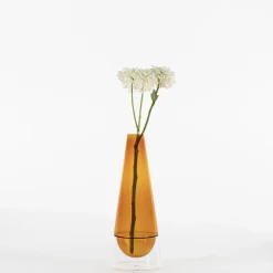 25 cm - Zafferano Conosfera Vaso Fiori In Vetro Borosilicato