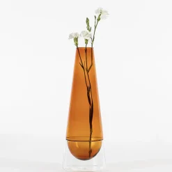 30 cm - Zafferano Conosfera Vaso Fiori In Vetro Borosilicato