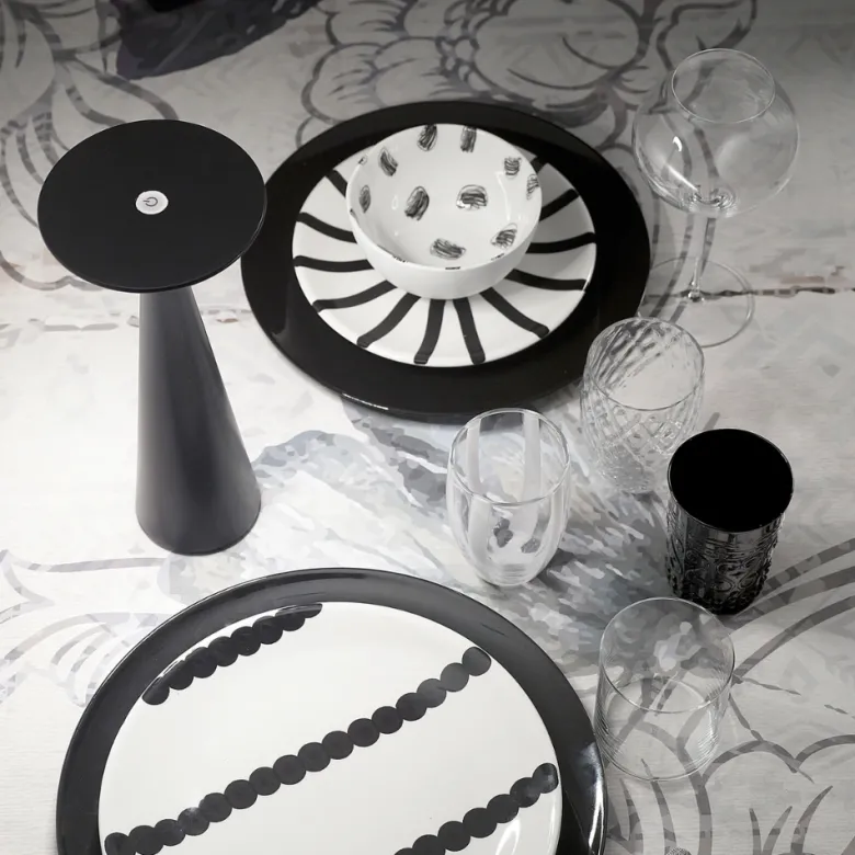29.1 cm - Zafferano Dama Lampada Da Tavolo