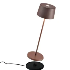 35 cm - Zafferano Olivia Lampada Da Tavolo