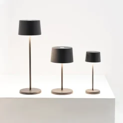 20 cm - Zafferano Olivia Micro Lampada Da Tavolo Dimmerabile