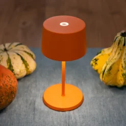 22 cm - Zafferano Olivia Mini Lampada Da Tavolo