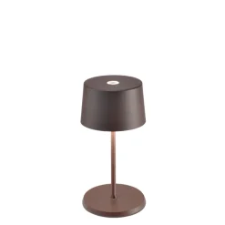 22 cm - Zafferano Olivia Mini Lampada Da Tavolo