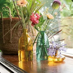 15 cm - Zafferano Un Fiore Vaso Fiori In Vetro Borosilicato