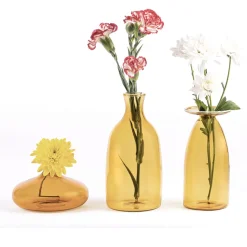 15 cm - Zafferano Un Fiore Vaso Fiori In Vetro Borosilicato