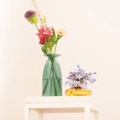 15 cm - Zafferano Un Fiore Vaso Fiori In Vetro Borosilicato