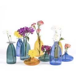15 cm - Zafferano Un Fiore Vaso Fiori In Vetro Borosilicato