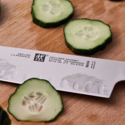 18 cm - Zwilling Gourmet Coltello Santoku Alveolato In Acciaio Inox
