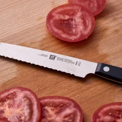 13 cm - Zwilling Gourmet Coltello Universale Seghettato In Acciaio Inox