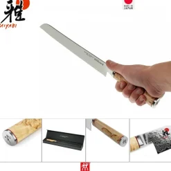 23 cm - Zwilling Miyabi 5000MCD Coltello Pane In Acciaio Inox