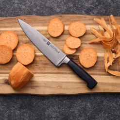 20 cm - Zwilling 4 Stars Coltello Chef In Acciaio Inox